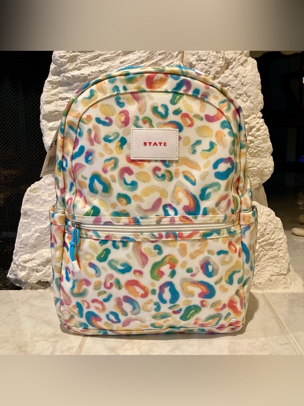 NWT State Bags Painterly Animal Kane Kids Travel Backpack
